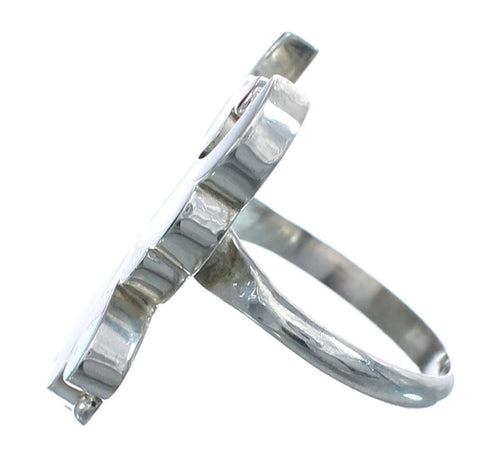 Multicolor Thunderbird Sterling Silver Zuni Ring Size 5-3/4 JX122322
